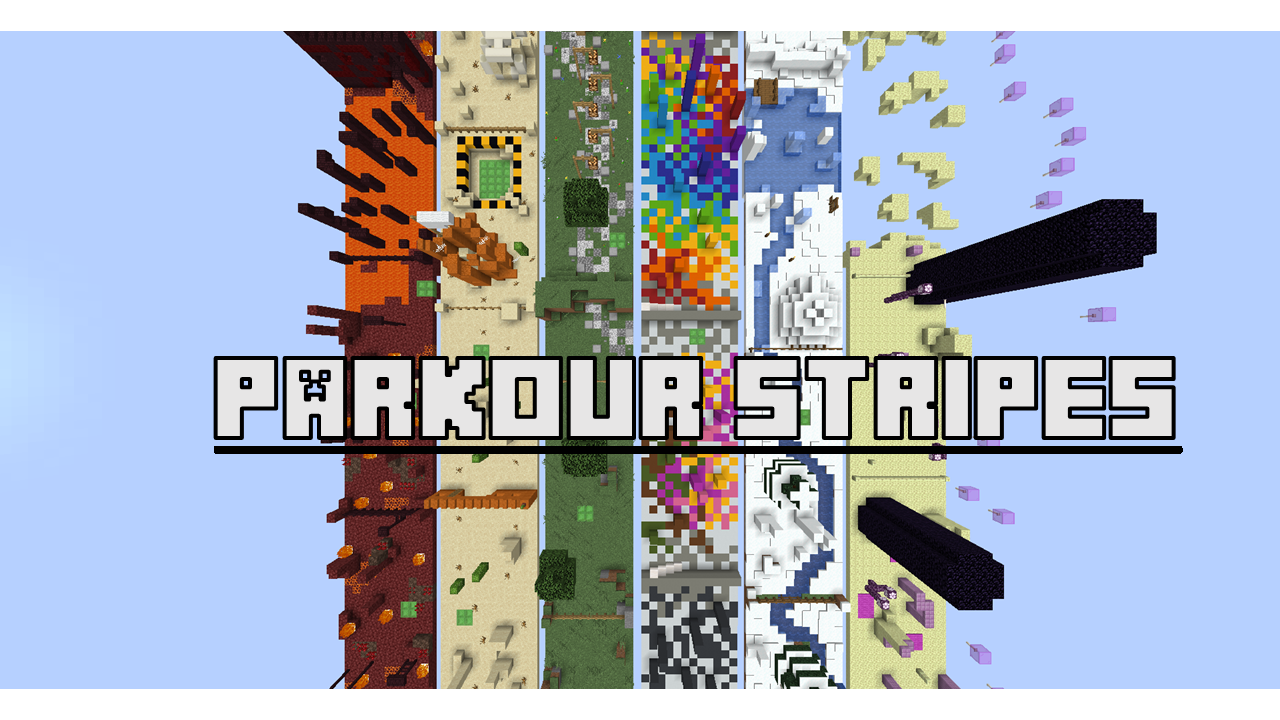Download Parkour Stripes for Minecraft 1.15.2